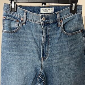 Abercrombie ankle straight jeans